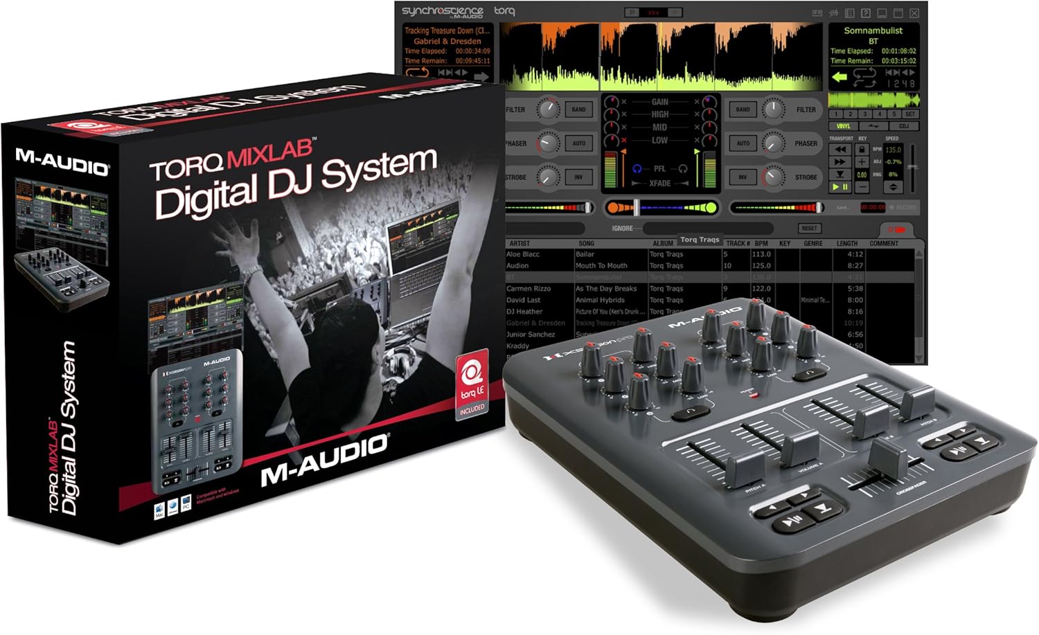 Amazon.com: M-Audio Torq MixLab Digital DJ System : Musical Instruments